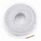 Câble téléphonique plat Cableexpert Beige, fil tressé, 100 mètres