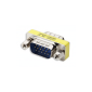 Adaptateur de changeur de genre 15 HD VGA mâle à mâle