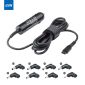 Adaptateur de chargeur de voiture intelligent universel 45W, avec plusieurs connecteurs, emballage en vrac maximum