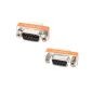 Adaptateur RS232 DB9 mâle vers DB9 femelle
