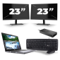 Dell Latitude 5410 - Intel Core i5-10.ᵃ Generación - 14 pulgadas - 8GB RAM - 256GB SSD - Windows 11 + 2x 23 pulgadas Monitor