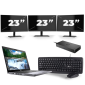 Dell Latitude 5410 - Intel Core i5-10.ᵃ Generación - 14 pulgadas - 8GB RAM - 256GB SSD - Windows 11 + 3x 23 pulgadas Monitor