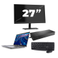 Dell Latitude 5420 - Intel Core i7 11e génération - 14 pouces - 16Go RAM - 256Go SSD - Windows 11 Home + 1x Écran 27 pouces