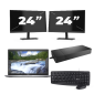 Dell Latitude 5420 - Intel Core i3 11e génération - 14 pouces - 16Go RAM - 256Go SSD - Windows 11 Home + 2x Écran 24 pouces