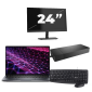 Dell Latitude 9430 - Intel Core i5 12e génération - 14 pouces - 32Go RAM - 256Go SSD - Windows 11 Home + 1x Écran 24 pouces
