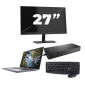 Dell Precision 3550 - Intel Core i7 10e génération - 15 pouces - 16Go RAM - 256Go SSD - GPU - Windows 11 Home + 1x Écran 27 pouces