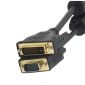 Câble DVI-I (24+5) Dual Link mâle vers VGA mâle M/M, 3 m