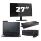 Fujitsu LIFEBOOK E5410 - Intel Core i5-10e - Écran 14 pouces - 8 Go de RAM - SSD 256 Go - Windows 11 Famille + 1 moniteur 27 pouces