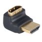 Adaptateur HDMI M/F 270° Plaqué Or