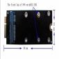 SSD mSATA vers SSD Apple MacBook Pro A1425 ME662 2012