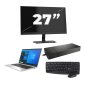 HP EliteBook 830 G8 - Intel Core i5 11e génération - 13 pouces - 16Go RAM - 256Go SSD - Windows 11 Home + 1x Écran 27 pouces