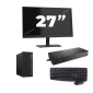 HP EliteDesk 800 G6 Tower - Intel Core i7 10e génération - 16Go RAM - 256Go SSD - Windows 11 + 1x Écran 27 pouces