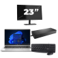 HP ProBook 445 G8 - AMD Ryzen 3 5400U - 14 pouces - 16Go RAM - 256Go SSD - Windows 11 + 1x Écran 23 pouces