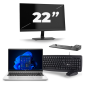 HP ProBook 640 G8 - Intel Core i5 11e génération - 14 pouces - 16Go RAM - 256Go SSD - Windows 11 + 1x Écran 22 pouces