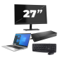 HP ProBook 640 G8 - Intel Core i5 11e génération - 14 pouces - 16Go RAM - 256Go SSD - Windows 11 Home + 1x Écran 27 pouces