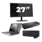 HP ZBook Firefly 14 G8 - Intel Core i7 11e génération - 14 pouces - 16Go RAM - 256Go SSD - GPU - Windows 11 Home + 1x Écran 27 pouces