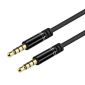 Câble stéréo TRRS Jack 3,5 mm (4 pôles) M/M, 3 m