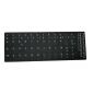 Autocollants pour clavier d'ordinateur portable FR Noir-Blanc