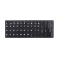 Autocollants pour clavier d'ordinateur portable Portugal Noir-Blanc