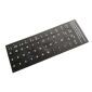 Autocollants pour clavier d'ordinateur portable SP Noir-Blanc