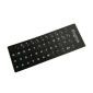 Autocollants pour clavier d'ordinateur portable US Noir-Blanc