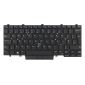 Clavier d'ordinateur portable pour Dell Latitude E5450 rétro-éclairé sans cadre grand 'Entrée'