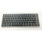 Clavier d'ordinateur portable pour HP EliteBook 840 G1 G2 850 G1 G2 avec cadre pointstick rétro-éclairé argent