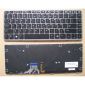 Clavier d'ordinateur portable pour HP EliteBook Folio 1040 G1 1040 G2 avec cadre argenté rétro-éclairé