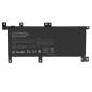 Batterie d'ordinateur portable pour Asus X556UA X556UB C21N1509 7.6V 5000mAh