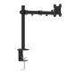 Bras de montage pour écran de bureau réglable (inclinable), 13"-27", jusqu'à 8 kg