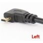 Câble mini HDMI mâle vers HDMI femelle, 17 cm