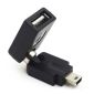 Connecteur Mini USB vers 360°USB-A OTG F/M