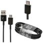 Câble de données USB chargeur rapide d'origine Samsung EP-DW700CBE noir TYP-C 150CM 5A