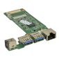Carte d'alimentation pour ordinateur portable, carte Lan pour Dell Vostro 3350