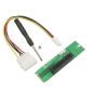 Carte d'extension NGFF (M-Key) vers PCI-E 4X avec câble d'alimentation (LM-141X-V1.0)