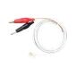 Cordon de test RJ11 mâle vers 2 * pinces crocodiles, 1,5 M