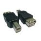 Adaptateur USB A/F vers USB B mâle