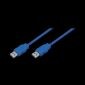 USB 3.0 A mâle vers A mâle, bleu, 1M, CU0051