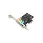 Carte son audio PCI-E 5.1 canaux CMI8738