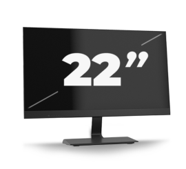Moniteur 22 pouces - Displayport - DVI - VGA