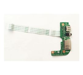 Carte de prises audio de port USB pour ordinateur portable Asus X555L X555LD avec câble tiré