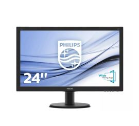 Philips 240V5QDSB - 24 pouces - 1920 x 1080 - DVI - HDMI - VGA - Noir