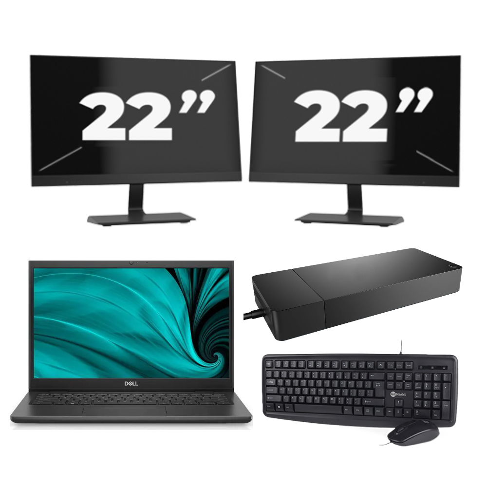 Mostrar detalles de Dell Latitude 3430 - Intel Core i3 de 12ª geração - Tela de 14 polegadas - 8 GB de RAM - SSD de 256 GB - Windows 11 Home + 2 monitores de 22 polegadas https://www.remarkt.fr/media/catalog/product/d/e/dell_latitude_3430_2x22.png