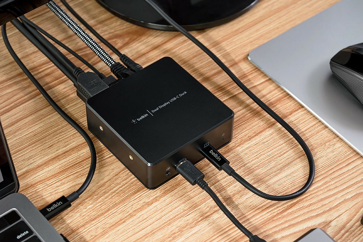 docking station avec ordinateur portable